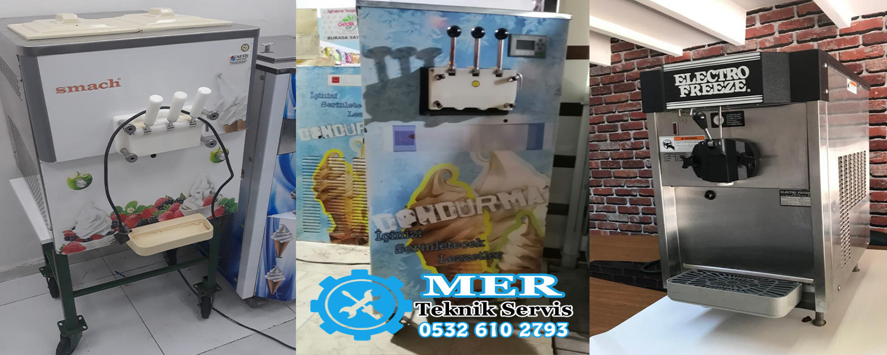 Dondurma Makinesi tamircisi, tamir, bakım, montaj, arıza tespit işlemlerinde teknik servis hizmeti - merteknikservis.com